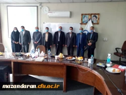 مراسم تودیع و معارفه مسئول حراست مرکز آموزش عالی شهید رجایی بابل 5