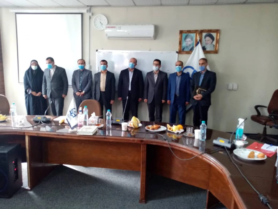 مراسم تودیع و معارفه مسئول حراست مرکز آموزش عالی شهید رجایی بابل 5