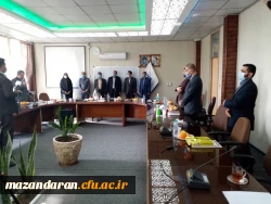 مراسم تودیع و معارفه مسئول حراست مرکز آموزش عالی شهید رجایی بابل 7