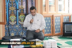 مراسم گرامیداشت ارتحال عالم ربانی حضرت علامه حسن زاده آملی در نمازخانه پردیس دکتر شریعتی ساری 2