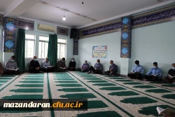 مراسم گرامیداشت ارتحال عالم ربانی حضرت علامه حسن زاده آملی در نمازخانه پردیس دکتر شریعتی ساری 5