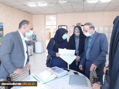 بازدید معاون مدیر کل خدمات آموزشی و مدیر کل تربیت بدنی معاونت دانشجویی