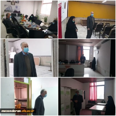 ارزیابی  فعالیت های فرهنگی دانشگاه فرهنگیان استان مازندران در بازدید ناظر سازمان مرکزی