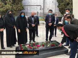 حضور مدیر کل نوسازی مدارس استان مازندران به مناسبت روز شهدا 4