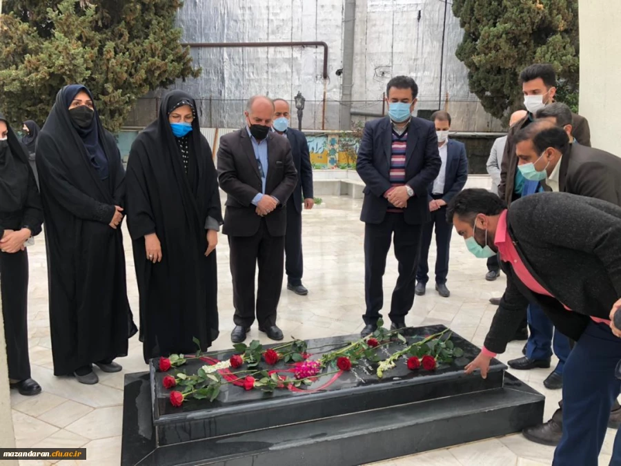 حضور مدیر کل نوسازی مدارس استان مازندران به مناسبت روز شهدا 4