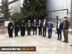 حضور مدیر کل نوسازی مدارس استان مازندران به مناسبت روز شهدا 5