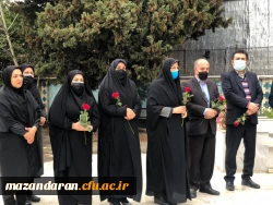 حضور مدیر کل نوسازی مدارس استان مازندران به مناسبت روز شهدا 6