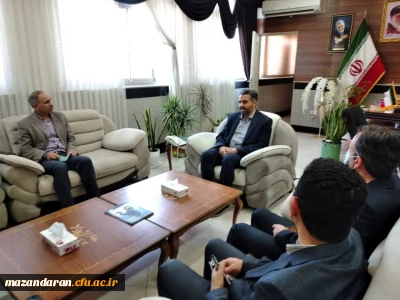 نشست صمیمی مدیر کل جدید آموزش و پرورش با رییس دانشگاه فرهنگیان مازندران
