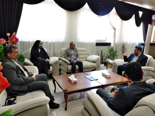 نشست صمیمی مدیر کل جدید آموزش و پرورش با رییس دانشگاه فرهنگیان مازندران 3