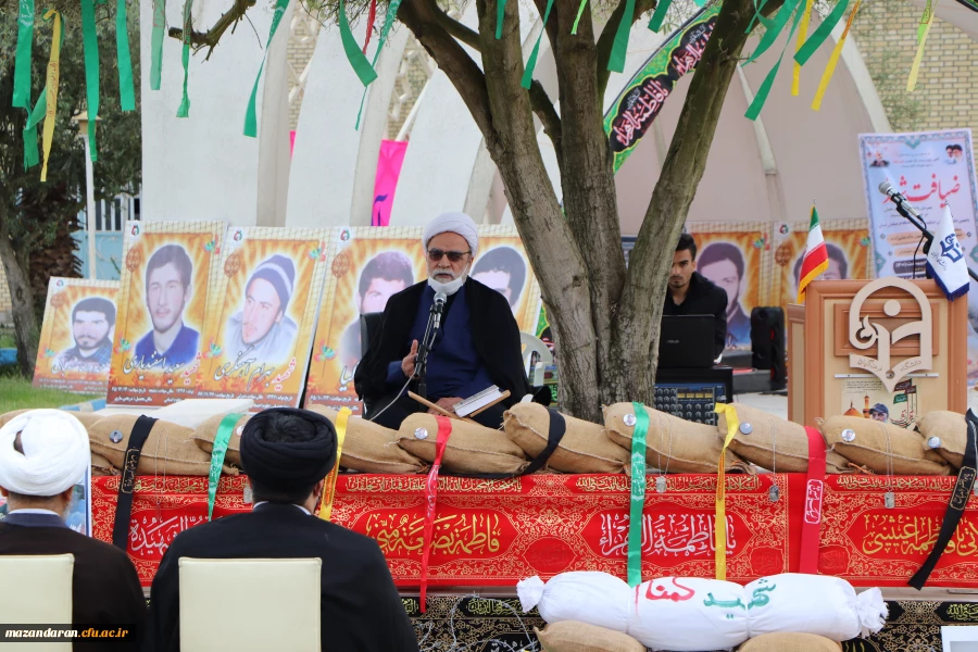 برگزاری ضیافت شهدا به مناسبت پنجمین سالگرد شهید خوشنام پردیس دکتر شریعتی ساری 4