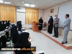 بازدید جناب آقای دکتر اسلامی مدیریت امور پردیس استان مازندران از نحوی برگزاری کلاس های حضوری 2