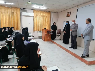 بازدید جناب آقای دکتر اسلامی مدیریت امور پردیس استان مازندران از نحوی برگزاری کلاس های حضوری