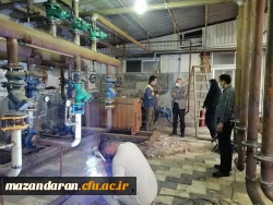 بازدید جناب آقای دکتر اسلامی مدیریت امور پردیس استان مازندران از نحوی برگزاری کلاس های حضوری 6