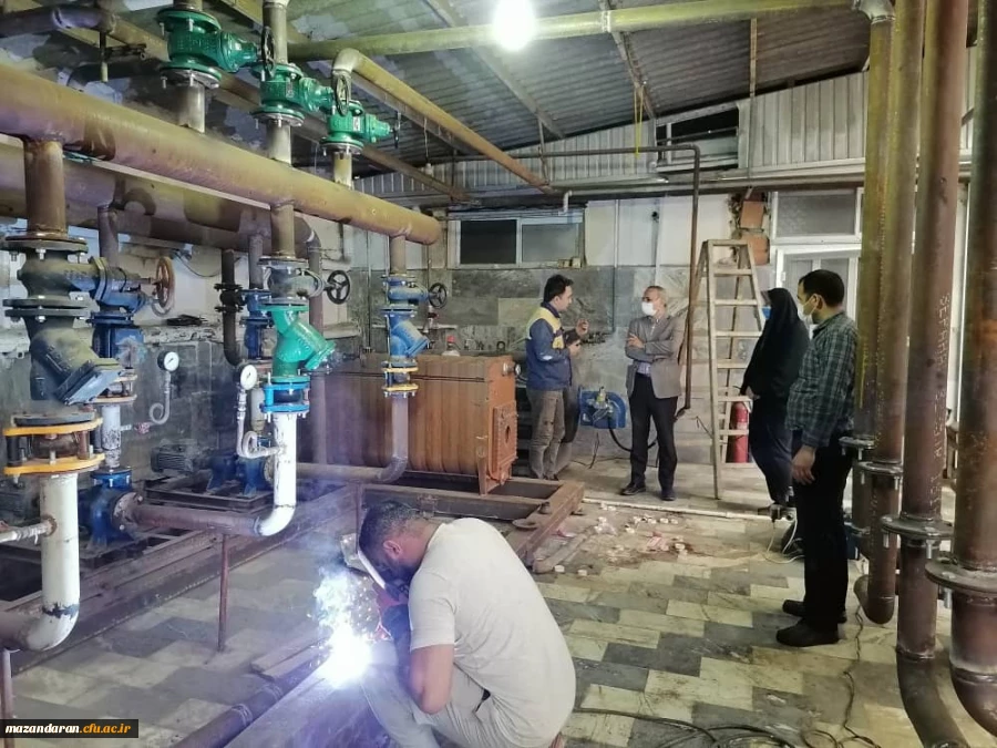 بازدید جناب آقای دکتر اسلامی مدیریت امور پردیس استان مازندران از نحوی برگزاری کلاس های حضوری 6