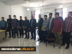 بازدیدجناب آقای دکتر دلقتدی معاون محترم طرح برنامه وتوسعه منابع دانشگاه فرهنگیان از پردیس دکتر شریعتی ساری 11
