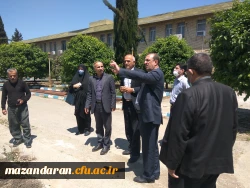 بازدیدجناب آقای دکتر دلقتدی معاون محترم طرح برنامه وتوسعه منابع دانشگاه فرهنگیان از پردیس دکتر شریعتی ساری 9