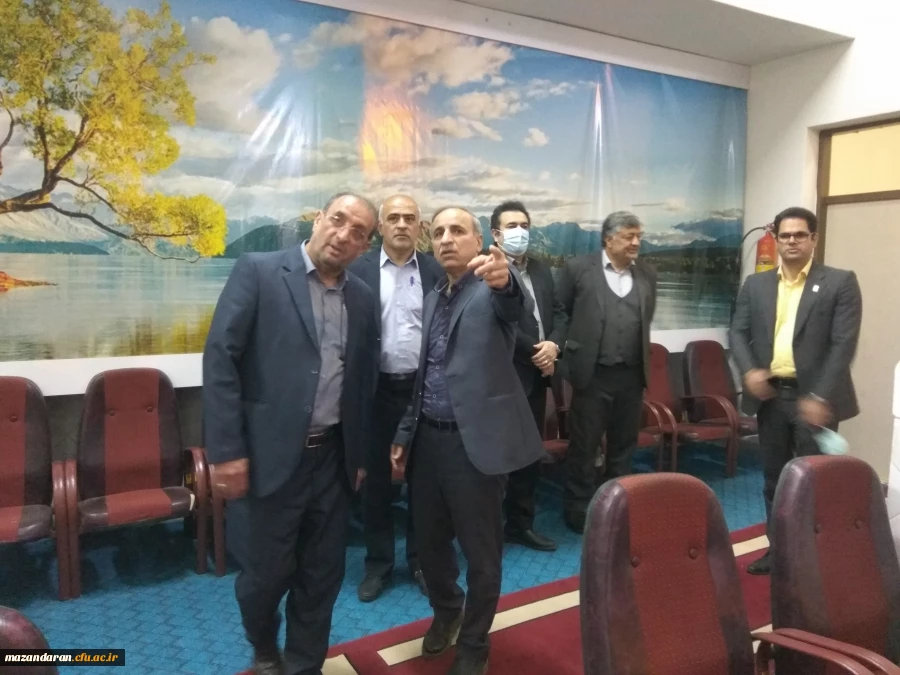 بازدیدجناب آقای دکتر دلقتدی معاون محترم طرح برنامه وتوسعه منابع دانشگاه فرهنگیان از پردیس دکتر شریعتی ساری 15