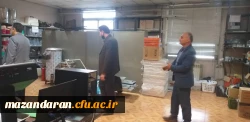 بازدید جناب آقای دکتر قیداری مسئول اداره اموال سازمان مرکزی در تاریخ 1401/03/02 3