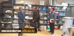 بازدید جناب آقای دکتر قیداری مسئول اداره اموال سازمان مرکزی در تاریخ 1401/03/02 5
