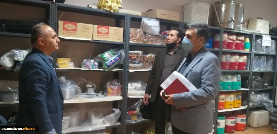 بازدید جناب آقای دکتر قیداری مسئول اداره اموال سازمان مرکزی در تاریخ 1401/03/02 3
