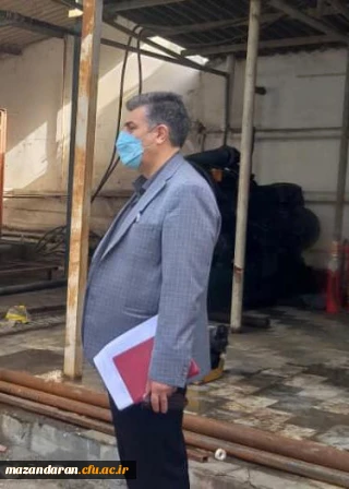 بازدید جناب آقای دکتر قیداری رئیس اداره اموال دانشگاه فرهنگیان