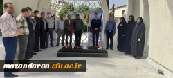 حضور ریاست دانشکده فنی و حرفه ای شماره 2 ساری به مناسبت سوم خرداد روز آزاد سازی خرمشهر بر سر مزار شهید گمنام  4