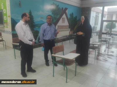 بازدید دکتر انصاری راد معاون محترم دانشجویی دانشگاه فرهنگیان و آقای دکتر حیدری مدیرکل امور دانشجویی