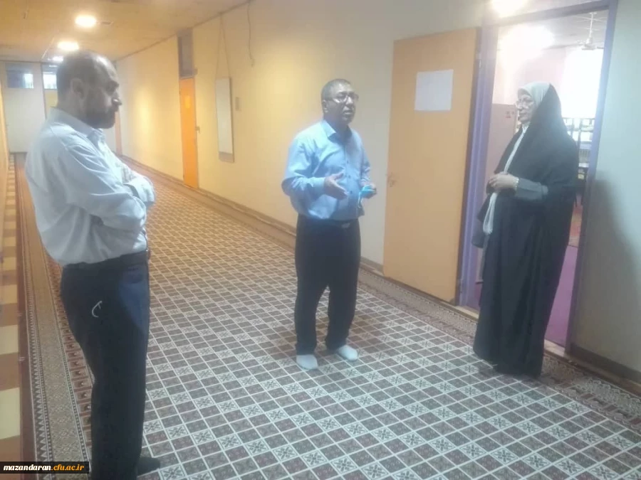بازدید دکتر انصاری راد معاون محترم دانشجویی دانشگاه فرهنگیان و آقای دکتر حیدری مدیرکل امور دانشجویی 3
