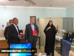 بازدید جناب آقای دکتر مهدوی ریاست محترم دانشگاه فرهنگیان استان مازندران از پردیس فاطمه الزهرا(س) ساری 2