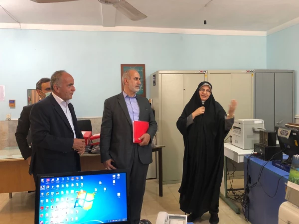 بازدید جناب آقای دکتر مهدوی ریاست محترم دانشگاه فرهنگیان استان مازندران از پردیس فاطمه الزهرا(س) ساری 2