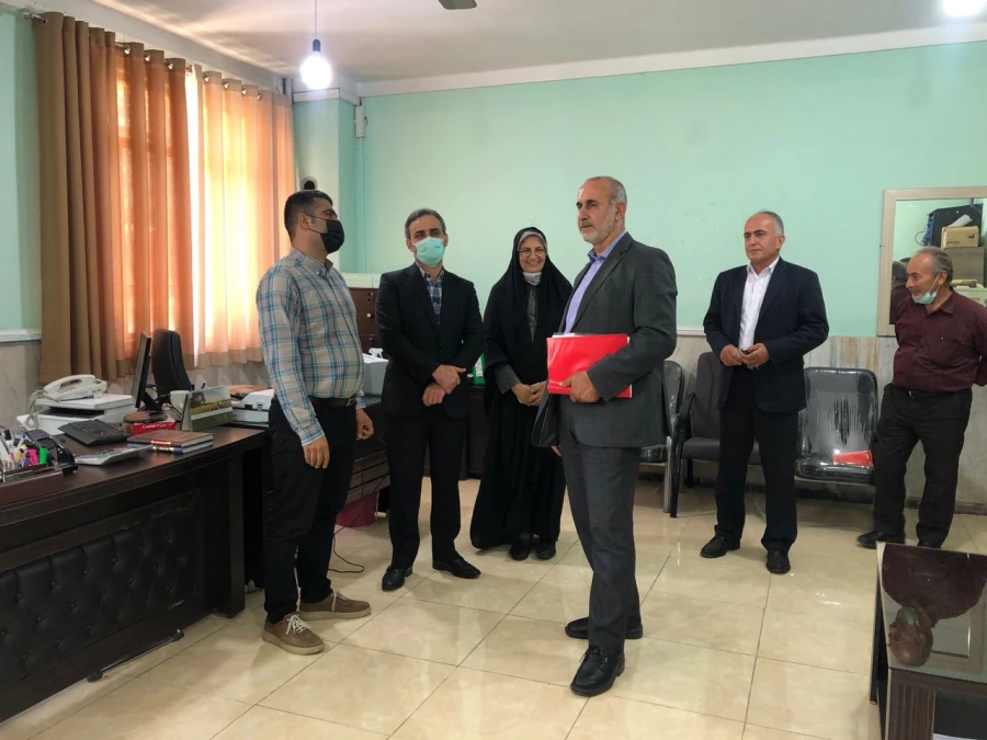 بازدید جناب آقای دکتر مهدوی ریاست محترم دانشگاه فرهنگیان استان مازندران از پردیس فاطمه الزهرا(س) ساری 4