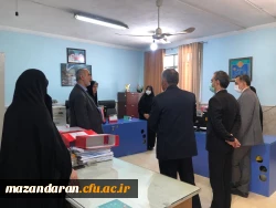 بازدید جناب آقای دکتر مهدوی ریاست محترم دانشگاه فرهنگیان استان مازندران از پردیس فاطمه الزهرا(س) ساری 5