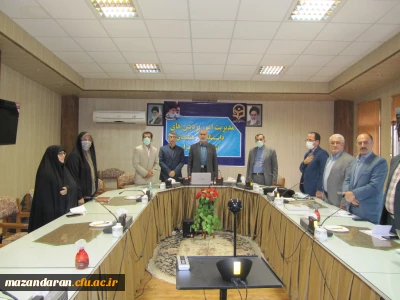 نشست صمیمی رئیس دانشگاه فرهنگیان مازندران  اعضای هیات علمی مدیریت امور پردیس های مازندران