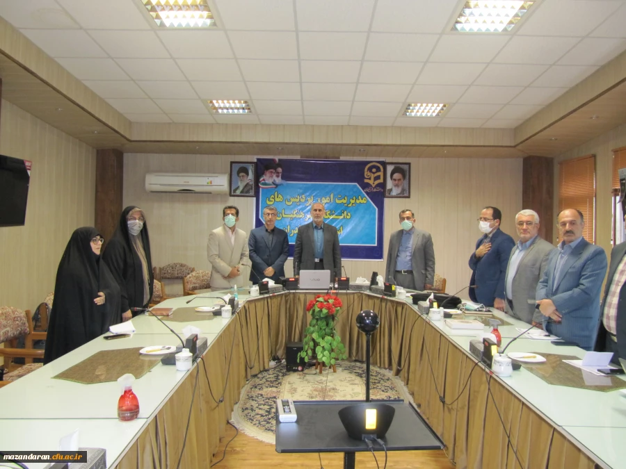 نشست صمیمی رئیس دانشگاه فرهنگیان مازندران  اعضای هیات علمی مدیریت امور پردیس های مازندران 2