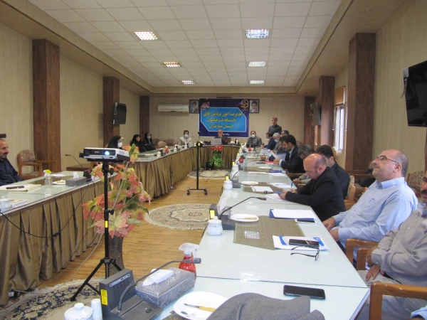 نشست صمیمی رئیس دانشگاه فرهنگیان مازندران  اعضای هیات علمی مدیریت امور پردیس های مازندران 4