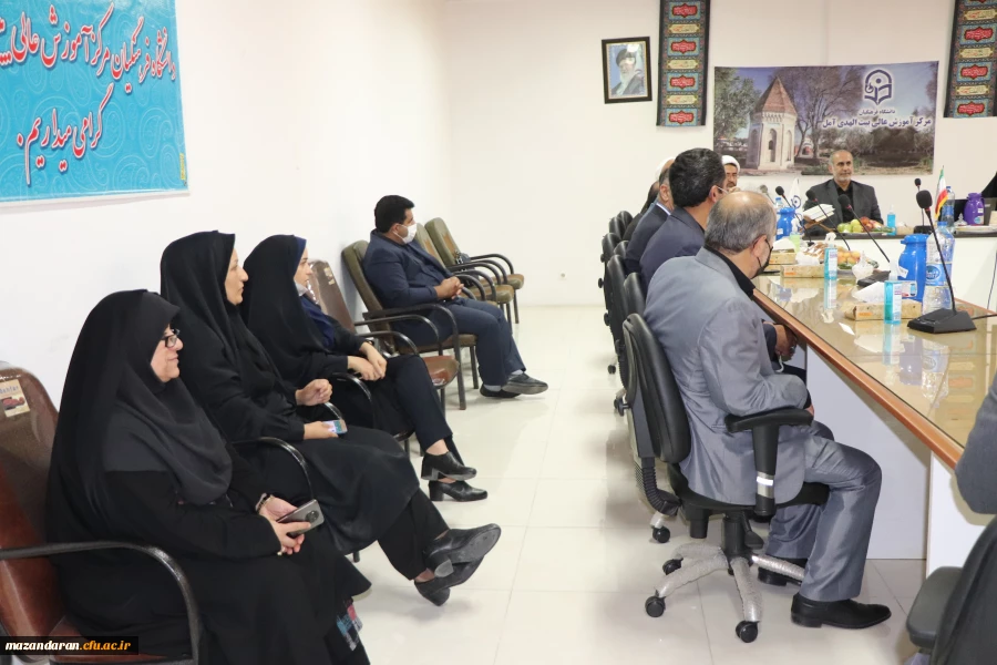 جلسه اداری وبازدید میدانی ریاست محترم دانشگاه فرهنگیان مازندران از مرکز آموزش عالی بیتالهدی آمل 6