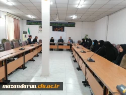 حضور دکتر مهدوی ریاست محترم امور پردیس های استان مازندران 4