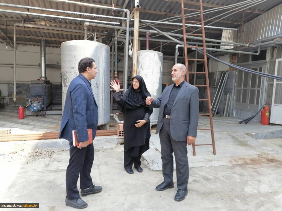 حضور دکتر مهدوی ریاست محترم امور پردیس های استان مازندران 9