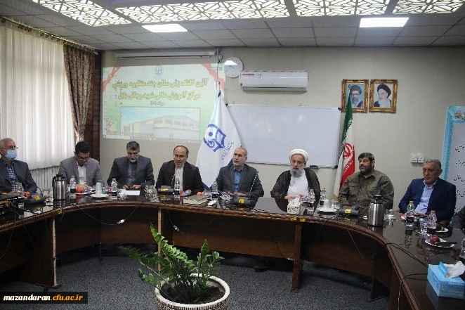 آیین کلنگ زنی مجموعه ورزشی  چند منظوره مرکز آموزش عالی شهید رجایی بابل 8