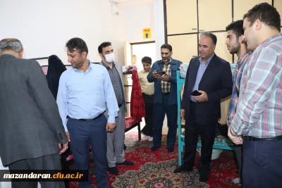 دومین جلسه رئیس دانشگاه فرهنگیان مازندران  بادانشجویان ،استادان وکارکنان مرکزشهید مطهری نوشهر