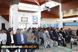 دومین جلسه رئیس دانشگاه فرهنگیان مازندران  بادانشجویان ،استادان وکارکنان مرکزشهید مطهری نوشهر 4