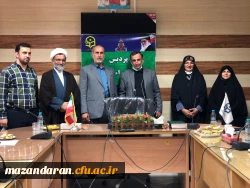 مراسم معارفه سرکار خانم دکتر معصومه رضایی منش عضو هیات علمی دانشگاه فرهنگیان مازندران بعنوان سرپرست پردیس فاطمه الزهراء(س) مازندران 2