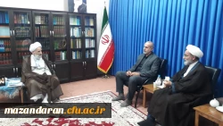 دیدار ریاست  و مسول نهاد مقام  معظم رهبری دانشگاه  فرهنگیان با نماینده ولی فقیه و امام جمعه مرکز است 2