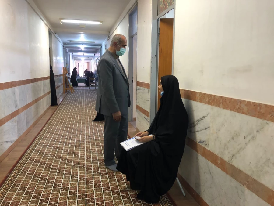 بازدید سرپرست محترم دانشگاه فرهنگیان استان مازندران از روند مصاحبه داوطلبان ورود به دانشگاه فرهنگیان(1401) 2