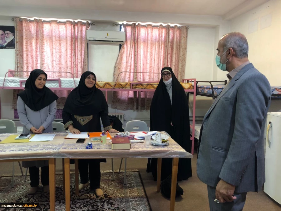 بازدید سرپرست محترم دانشگاه فرهنگیان استان مازندران از روند مصاحبه داوطلبان ورود به دانشگاه فرهنگیان(1401) 3