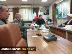 نشست مسئولین دانشگاه فرهنگیان مازندران با دکتر سلگی معاونت محترم سیاسی، امنیتی و اجتماعی استاندار مازندران 3
