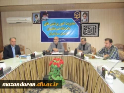 جلسه  امور دانشجویی ( تغذیه و مقام آوران المپیاد ورزش های همگانی) دانشگاه فرهنگیان مازندران 2