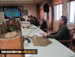 جلسه  امور دانشجویی ( تغذیه و مقام آوران المپیاد ورزش های همگانی) دانشگاه فرهنگیان مازندران 2