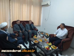 نشست دکتر مهدوی ریاست دانشگاه فرهنگیان مازندران با دکتر زارعی نماینده مجلس شورای اسلامی شهرستان ساری 2