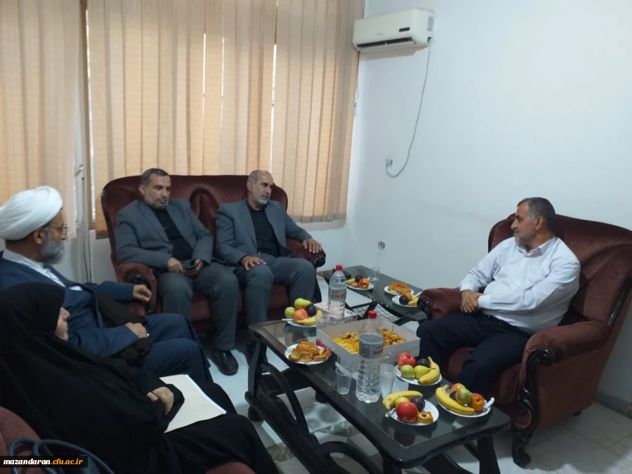 نشست دکتر مهدوی ریاست دانشگاه فرهنگیان مازندران با دکتر زارعی نماینده مجلس شورای اسلامی شهرستان ساری 2